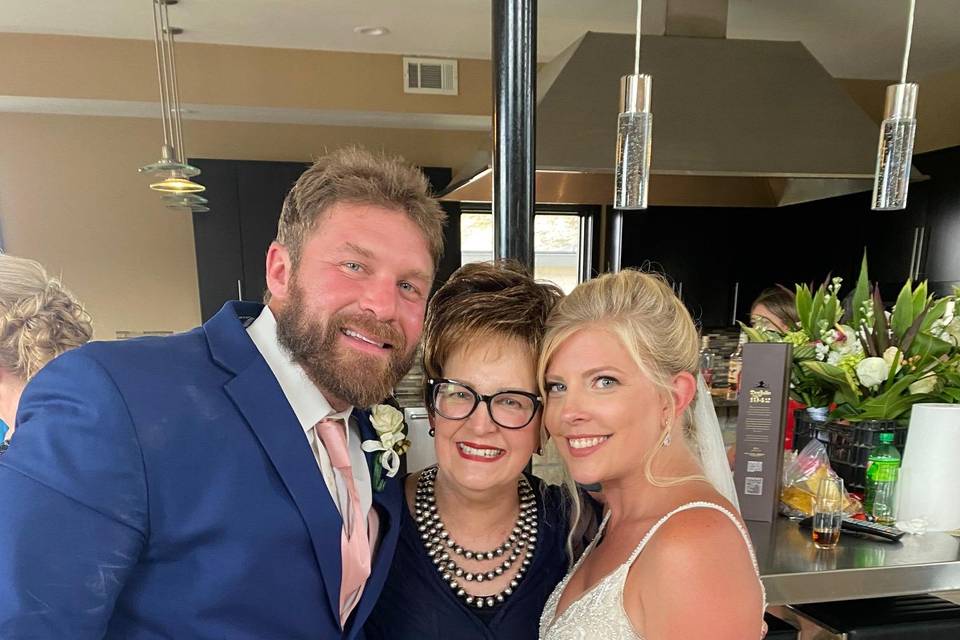 A very happy couple