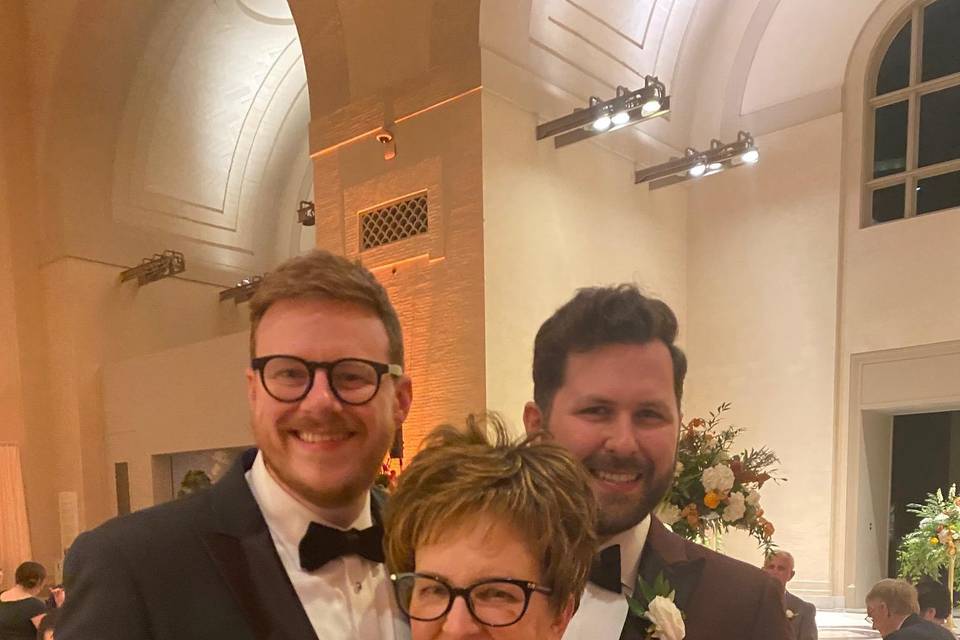 At the reception