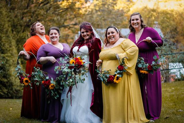 Beautiful wedding party