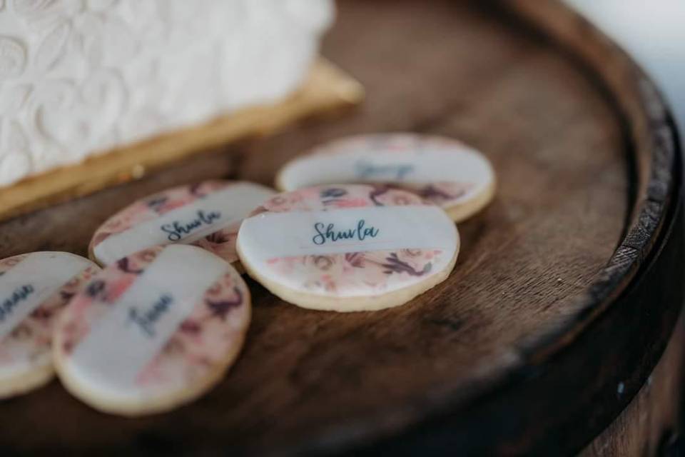 Cookie Seating Cards