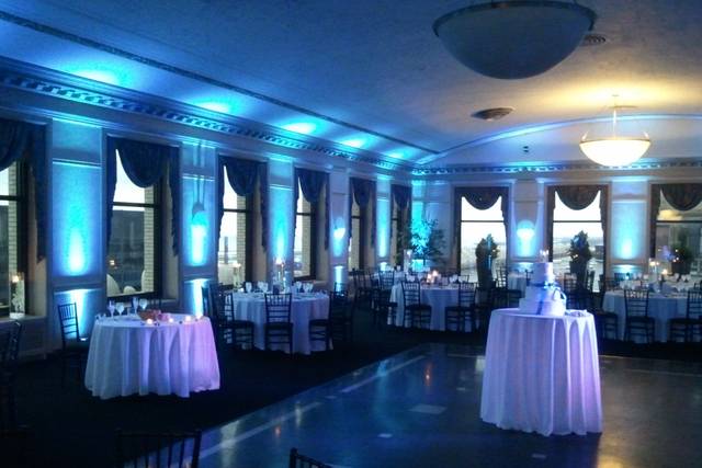 Wedding reception area