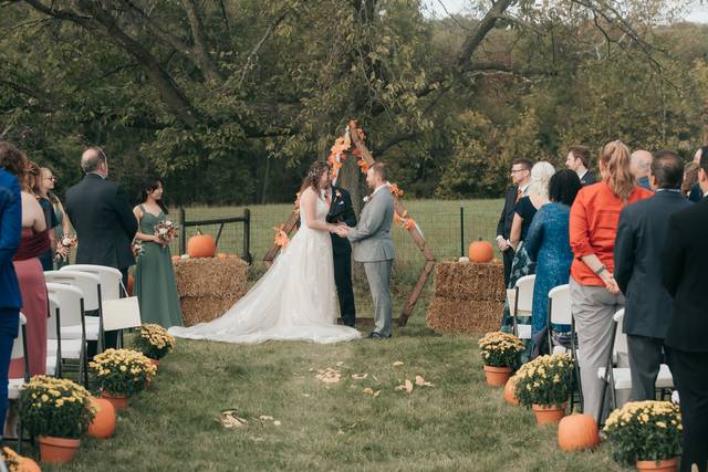 Fall ceremony in the field