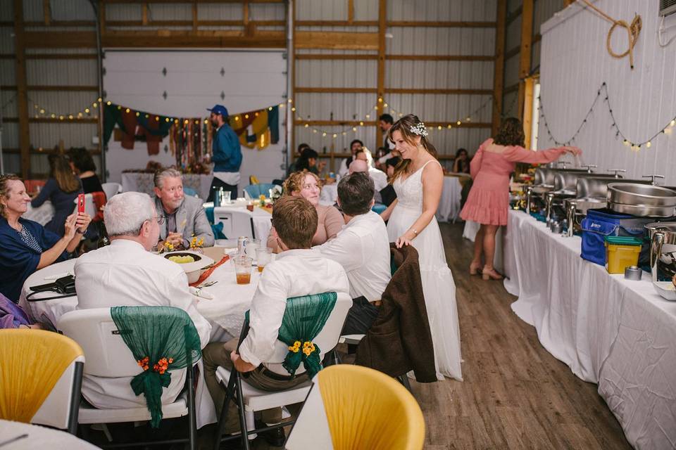 Ceremony at the tree