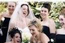 Laughs on the wedding day
