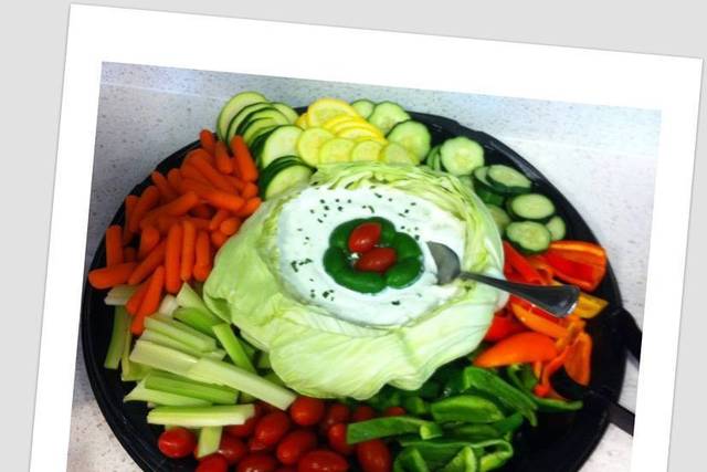 Carved Cabbage dip