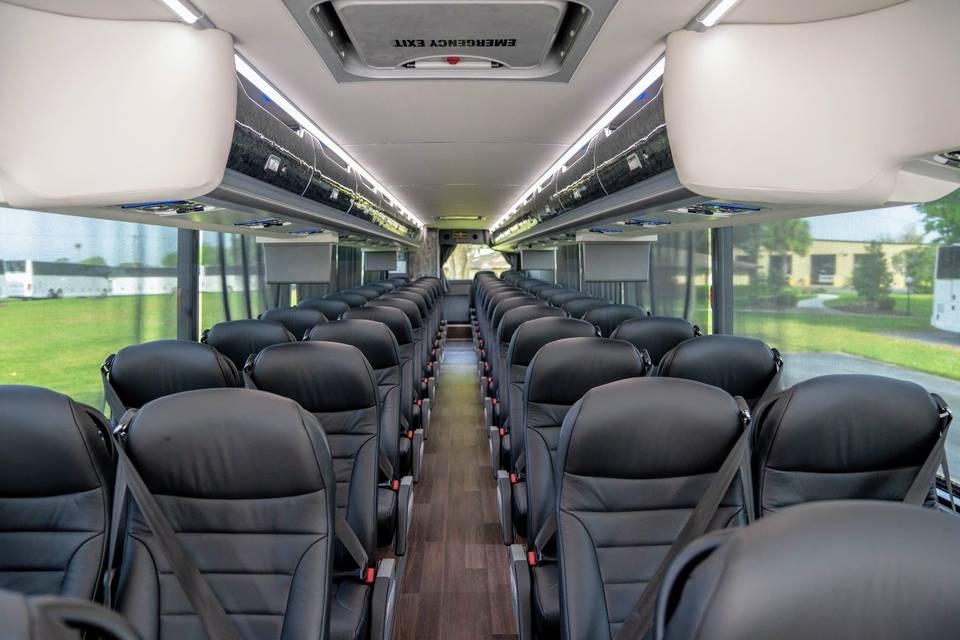 56 Passenger Bus Interior