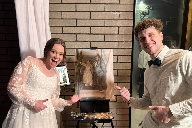 Wedding Stair Entrance