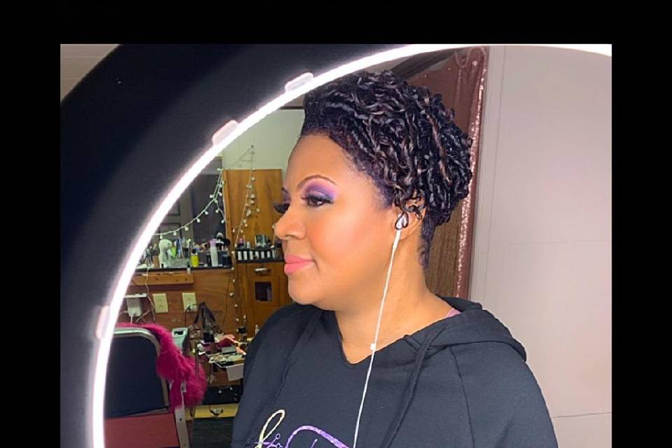 Photoshoot model makeup