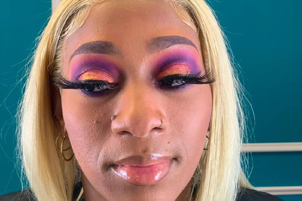 Birthday makeup