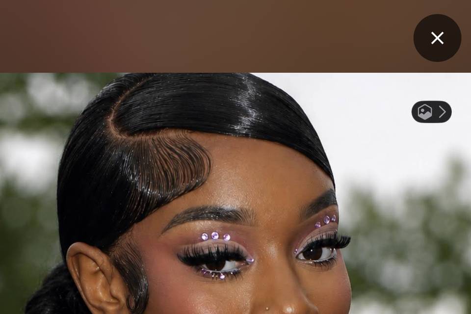 Prom makeup