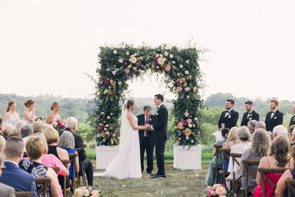 Beautiful floral arch