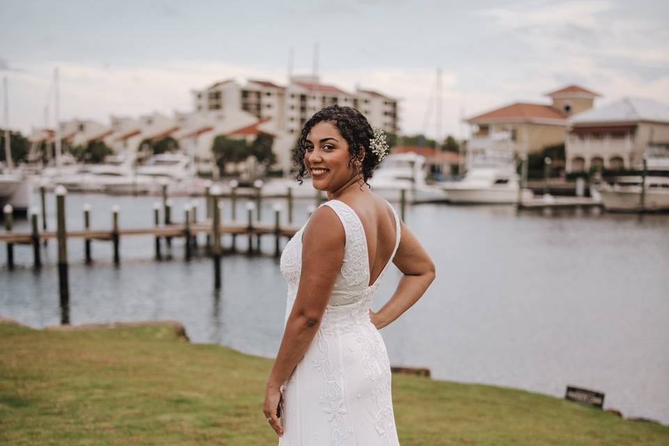 A happy bride