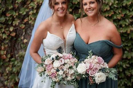 A Bride and her Bridesmaid