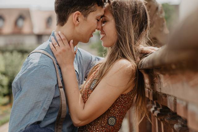 Close together