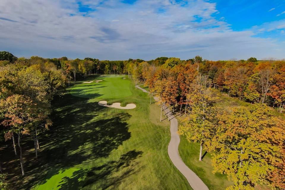 Hole 15 in Fall