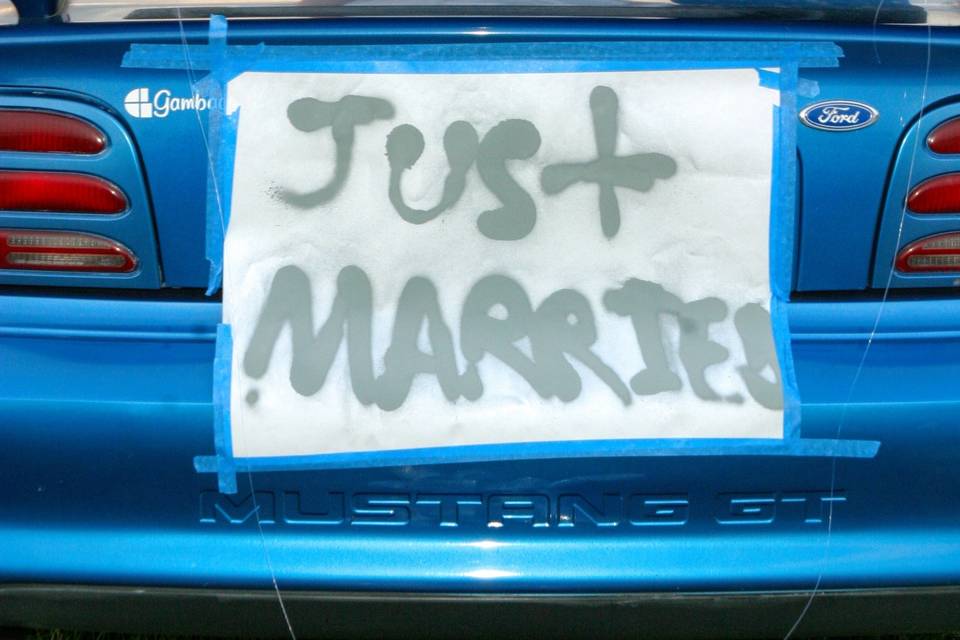 Just married