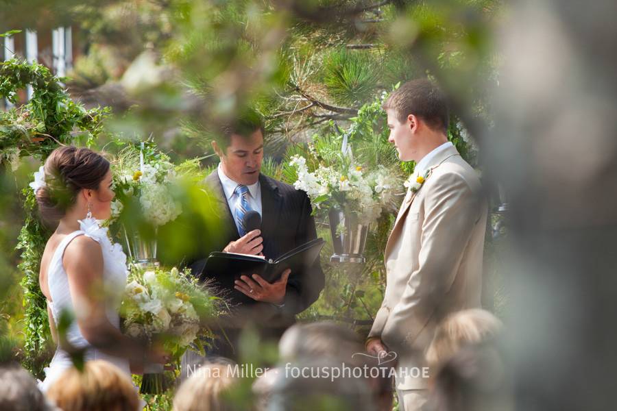 Officiant of the wedding