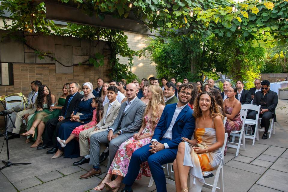 Guests in the garden