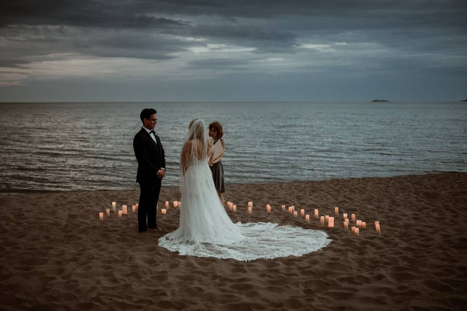 Lake Superior elopement