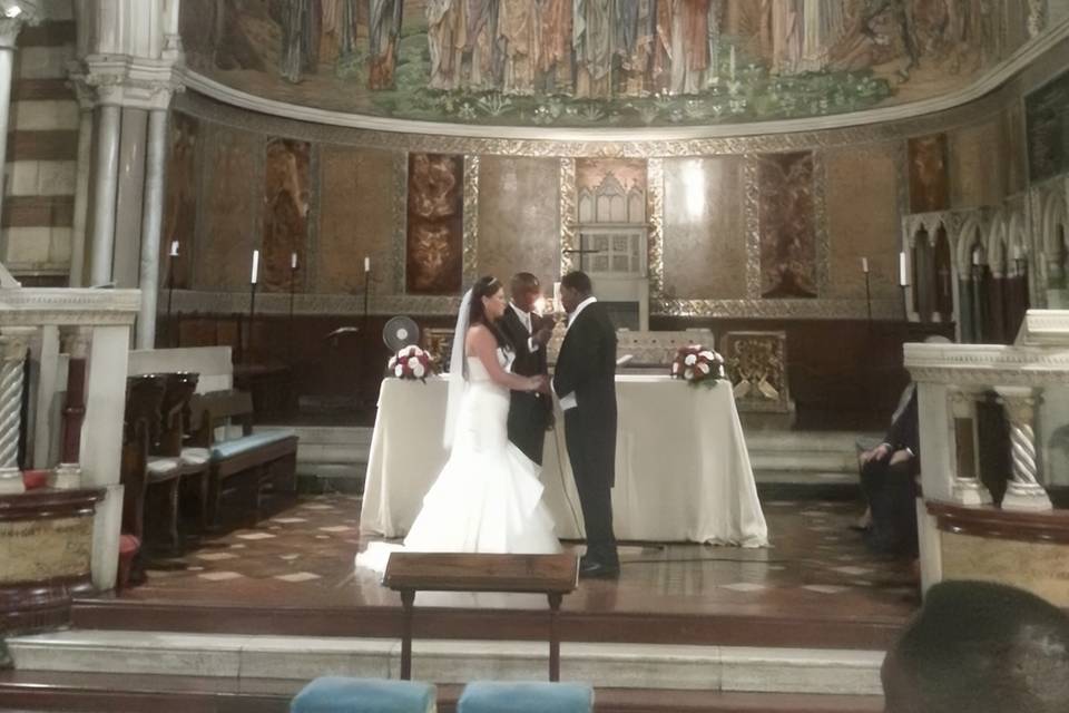 Wedding at Saint Paul's Church
