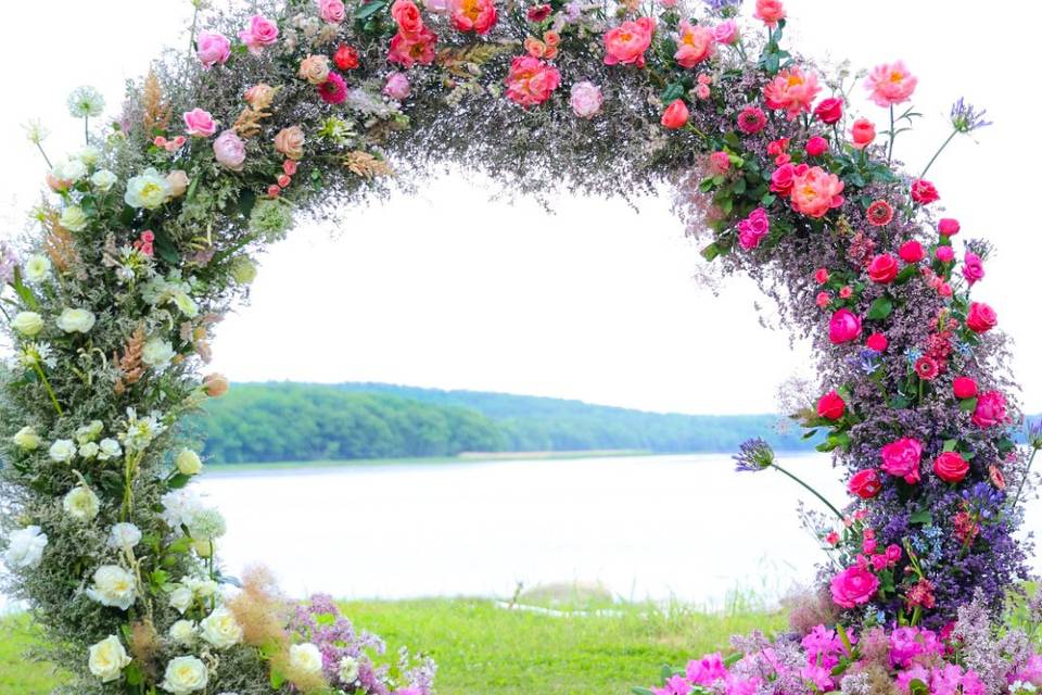 Waterfront Floral Arch
