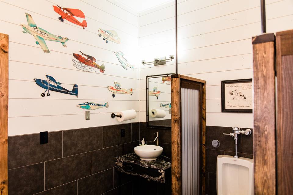 The lodge - men's restroom