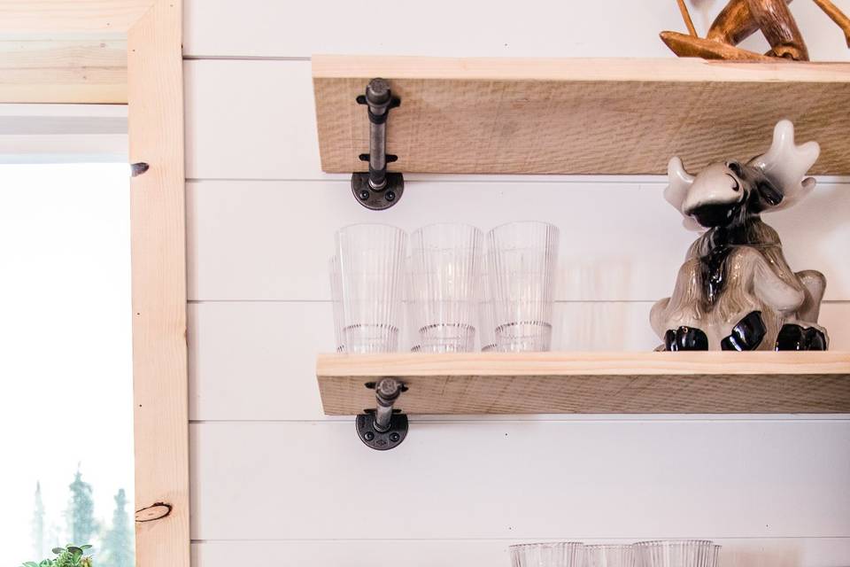 Bridal suite loft kitchen