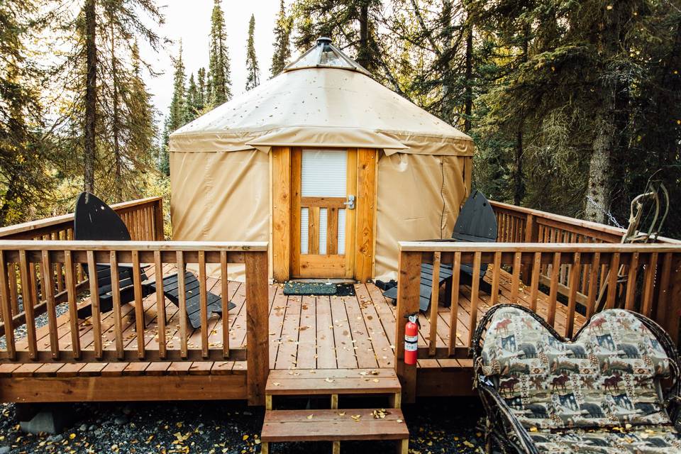 The yurt - sleeps 3
