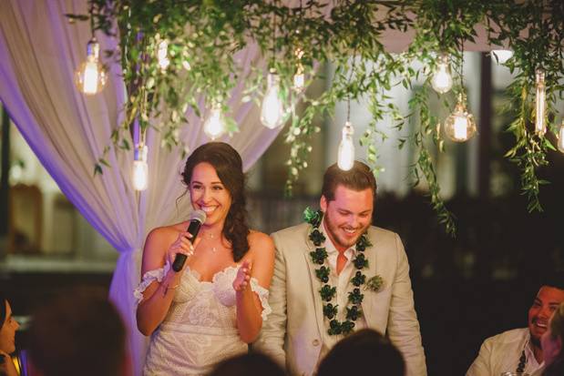 Greenery chandeliers