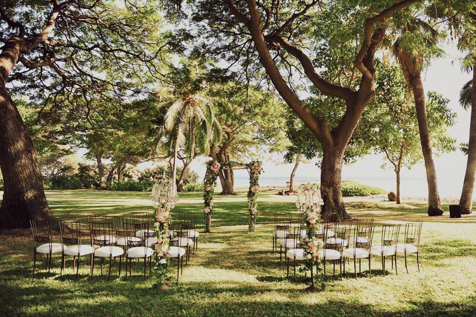 Ceremony setup