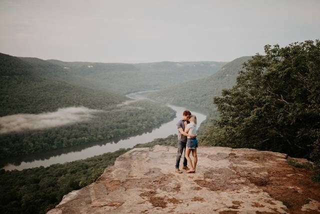 Taking in the views