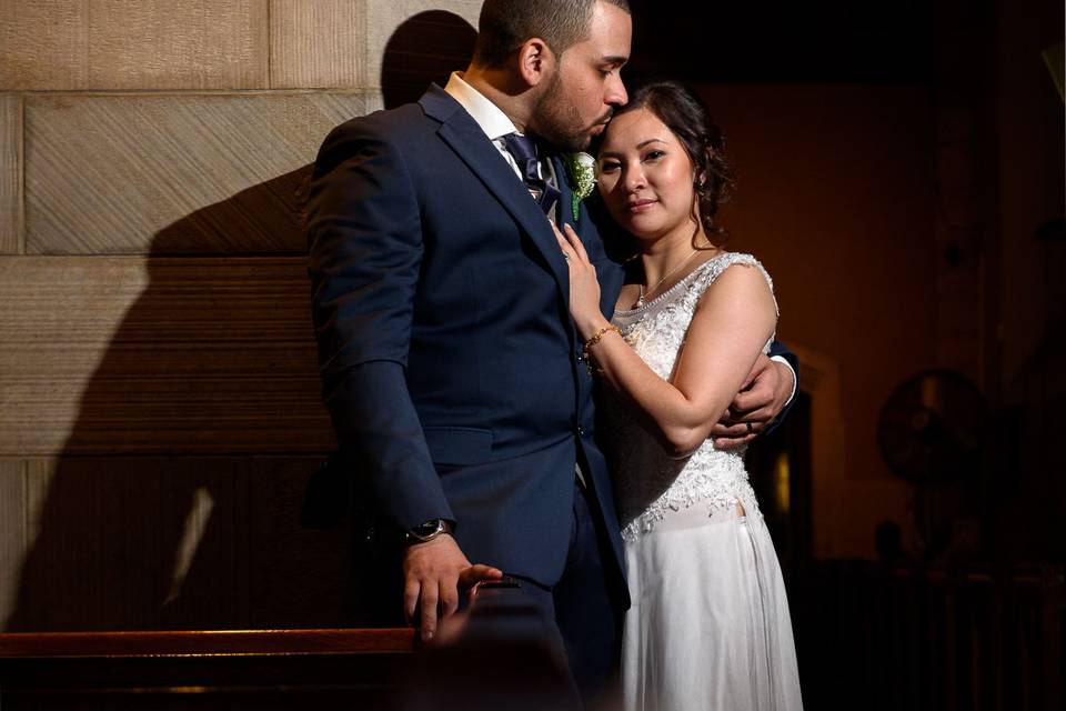 Thu and Heriberto's bride and groom portraits