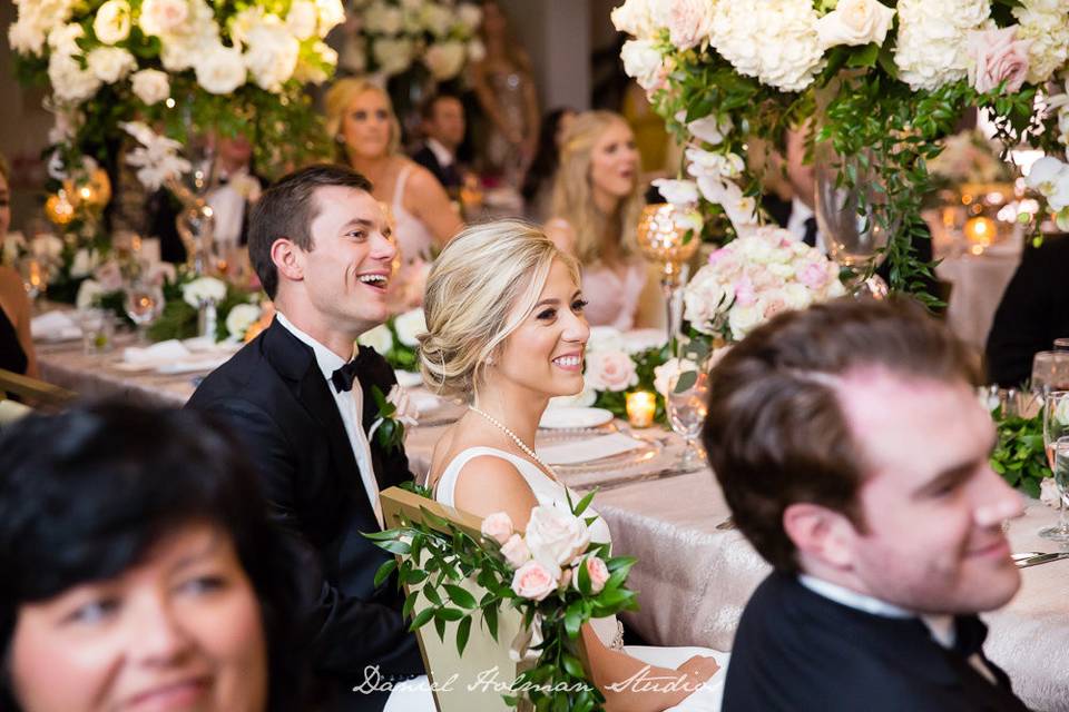 Head Table Flowers