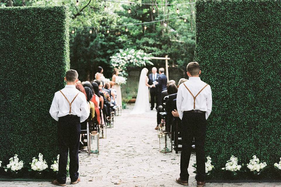 Outdoor Spring Wedding