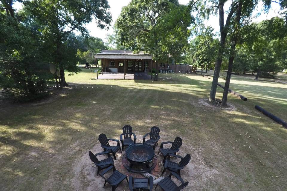 One of two firepits
