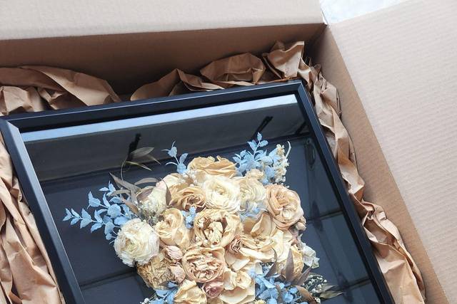 Pressed Bridal Bouquet