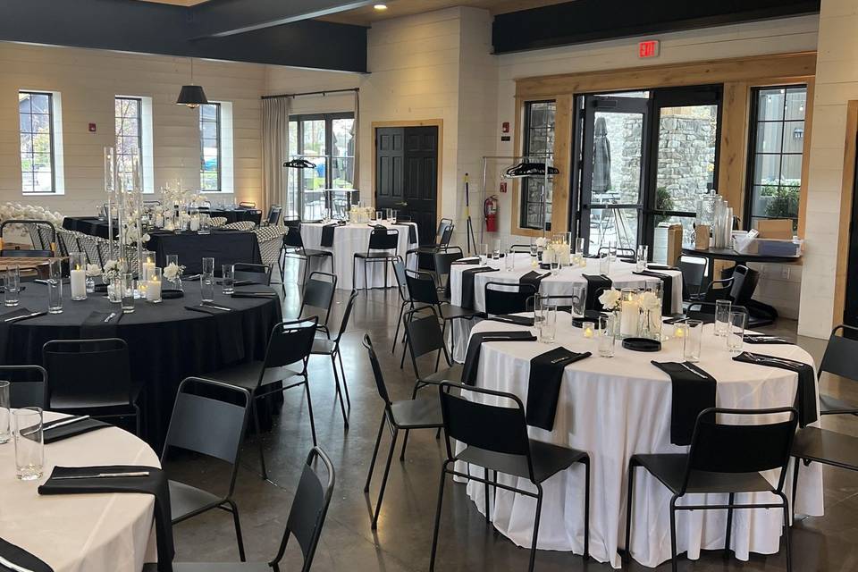 Black and White Wedding