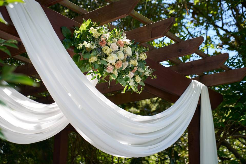 Arch at ceremony site