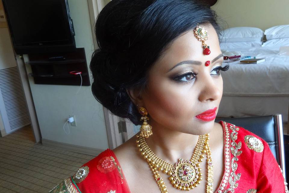 Bridal makeup