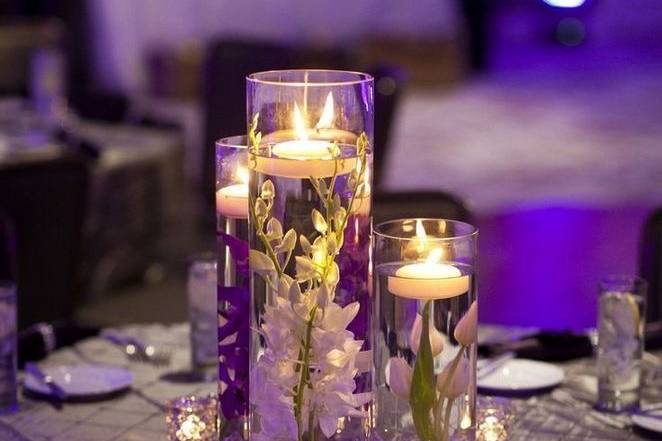 Submerged Flowers Centerpiece