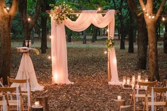 Silk floral centerpiece