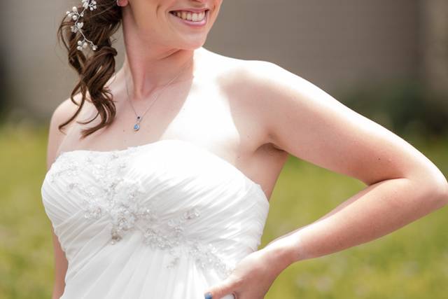 Romantic updo
