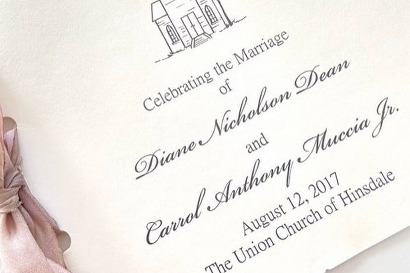 Simply beautiful wedding invitations