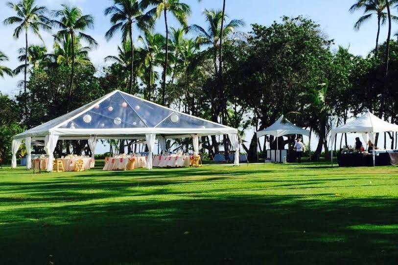 Outdoor wedding venue