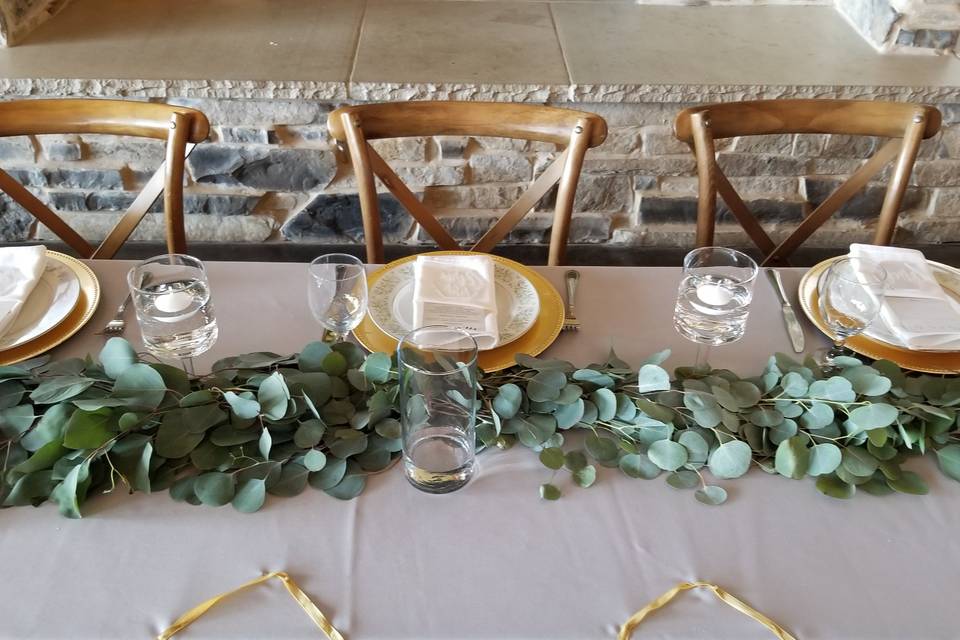 Table setup