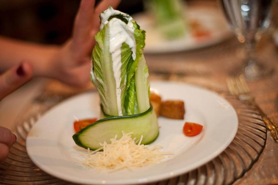 Caesar Salad Tower-Style