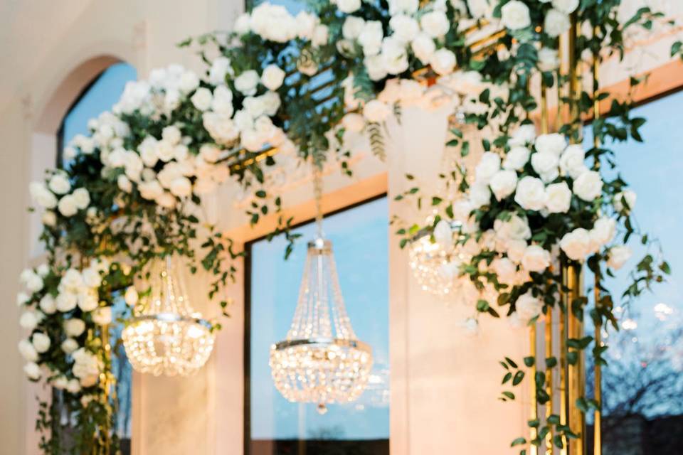 White flowers