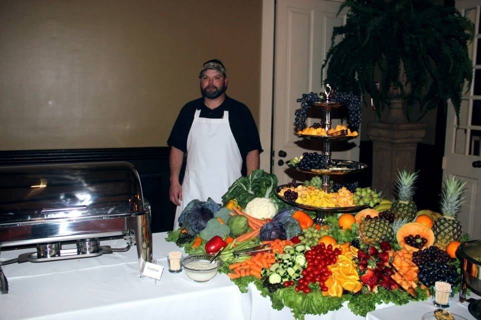 Shown is Ryan Lopez, Owner of Cajun Commander Catering.   We catered this Wedding Reception which was located at Rip Van Winkle Gardens, New Iberia, LA.
