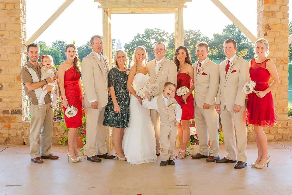 Pavilion ceremony portrait