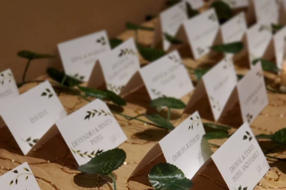 Place cards